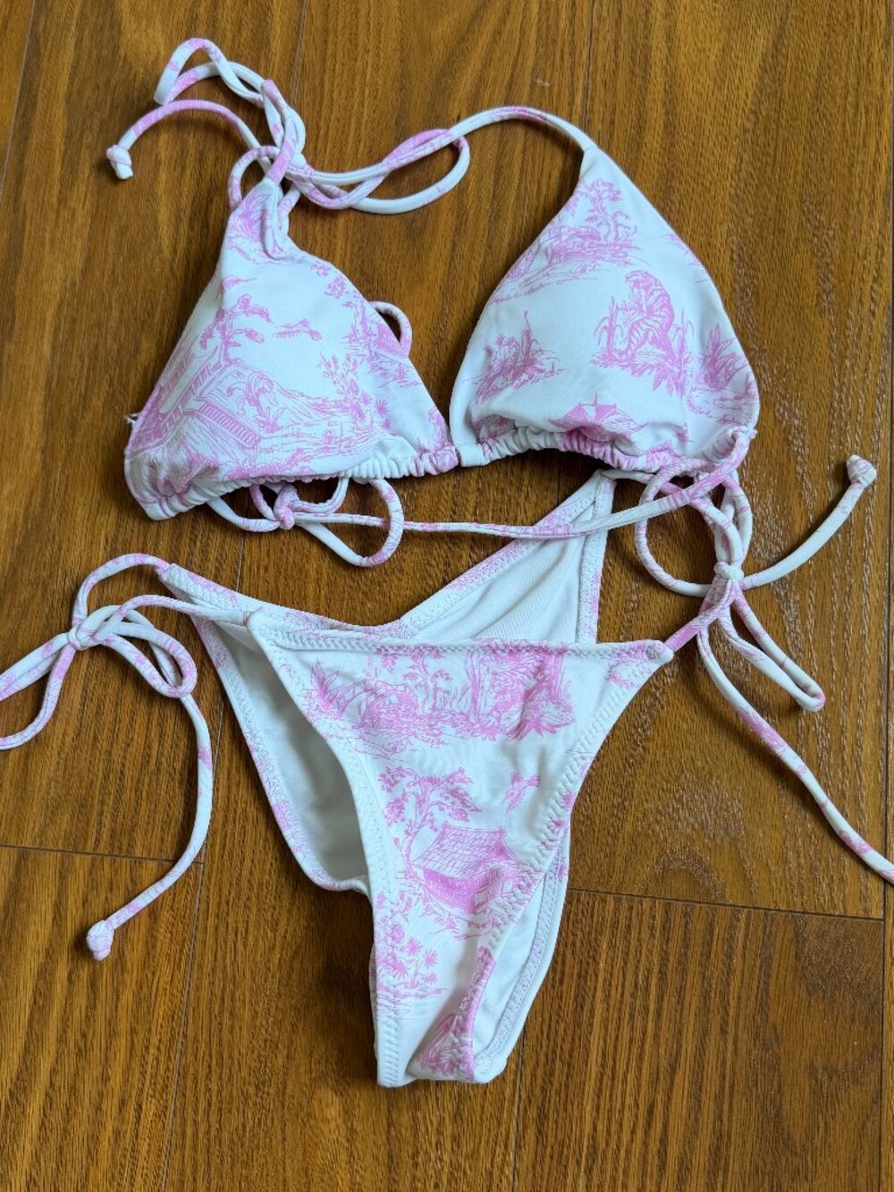 White Fox Bikini Set  - XS